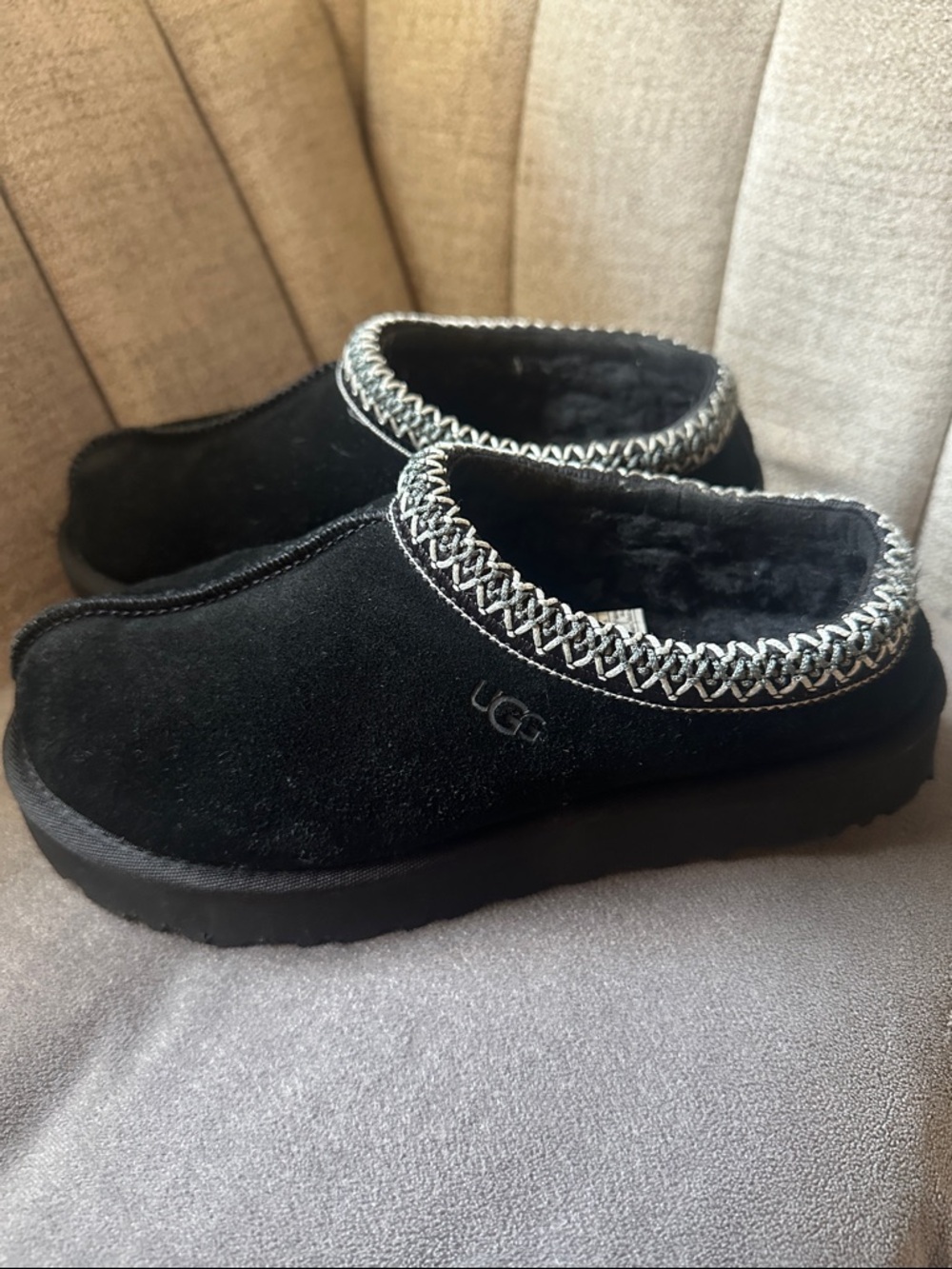 UGG Tasman Black Clogs